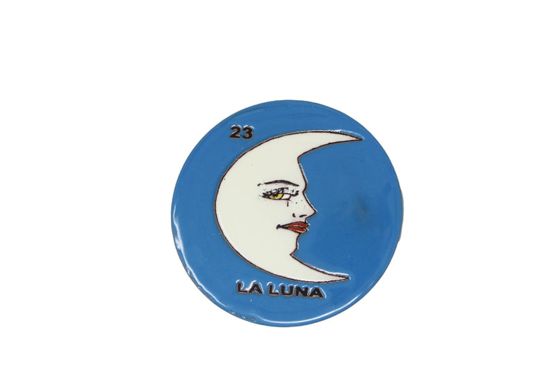 Loteria Round Candle Coasters