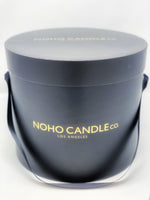 Just Because Flower Box with white iridescent 2 wick candle
