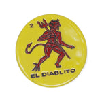 Loteria Round Candle Coasters