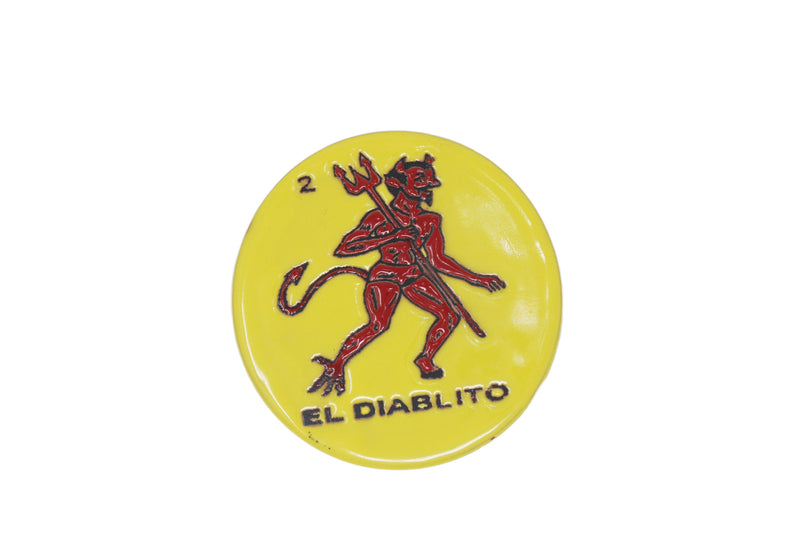 Loteria Round Candle Coasters