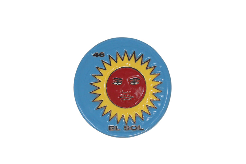 Loteria Round Candle Coasters